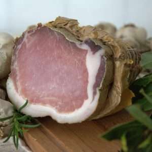 Lombo stagionato con fiore di finocchio