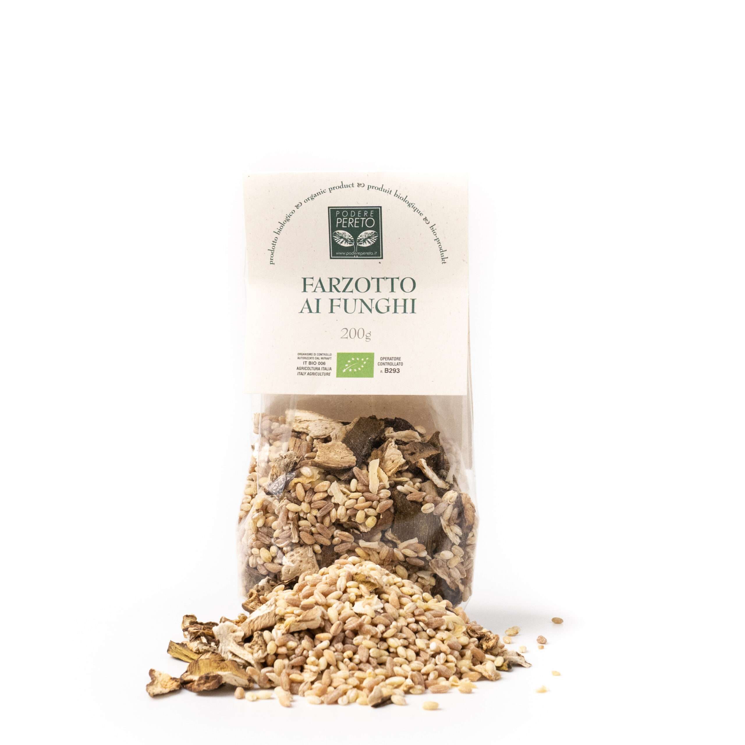 Farzotto ai funghi bio - Podere Pereto